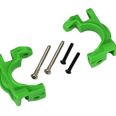 Bloques con ruedas (cubos en C), de alta resistencia extrema, verdes (izquierdo y derecho) / Pasadores de bisagra de 3 x 32 mm (2) / BCS de 3 x 20 mm (2) (para usar con el kit de actualización n.° 9080)
