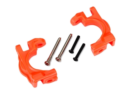 Bloques con ruedas (cubos en C), de alta resistencia extrema, color naranja (izquierdo y derecho) / Pasadores de bisagra de 3 x 32 mm (2) / BCS de 3 x 20 mm (2) (para usar con el kit de actualización n.° 9080)