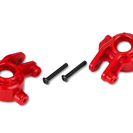 Bloques de dirección, extremadamente resistentes, rojos (izquierdo y derecho) / 3 x 20 mm BCS (2) (para usar con el kit de actualización n.° 9080)