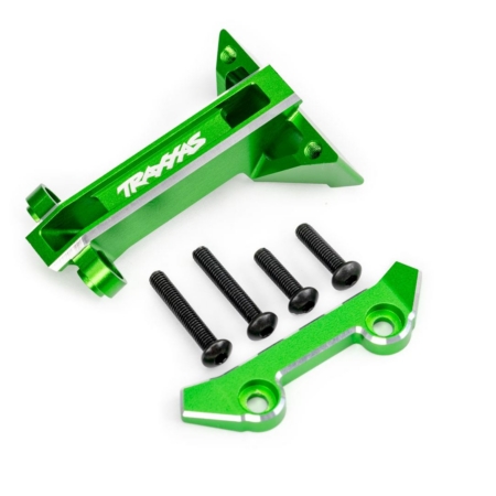 Soporte de torre de amortiguador delantero de aluminio verde