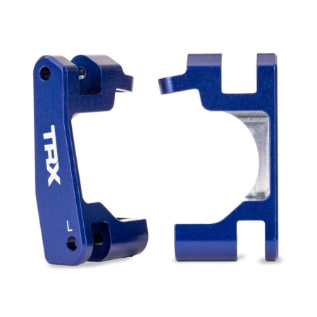 Bloques de ruedas de aluminio azul (izq. y der.)