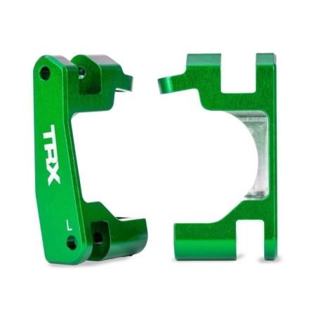 Bloques de ruedas de aluminio verde (izq. y der.)