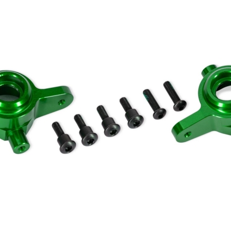 Bloques de dirección de aluminio verde (izq. y der.)