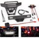 Kit completo de luces LED Traxxas Hoss 4X4 (incluye parachoques delantero y trasero con luces LED, fuente de alimentación de 3 voltios y conector Power Tap (con cable) (compatible con carrocería n.° 9011)