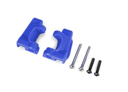 Bloques de ruedas (cubos en C), de alta resistencia extrema, azules (izquierdo y derecho) / Pasadores de bisagra de 3 x 26 mm (2) / BCS de 3 x 15 mm (2) (para usar con el kit de actualización n.° 9182)