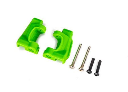 Bloques de ruedas (cubos en C), de alta resistencia extrema, verdes (izquierdo y derecho) / Pasadores de bisagra de 3 x 26 mm (2) / BCS de 3 x 15 mm (2) (para usar con el kit de actualización n.° 9182)