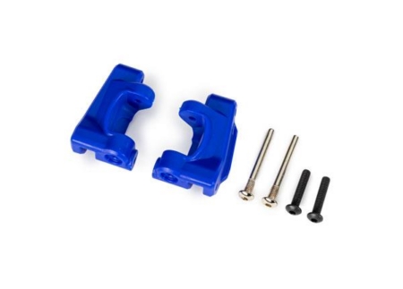 Bloques de ruedas (cubos en C), de servicio pesado extremo, azules (izquierdo y derecho) / Pasadores de bisagra de 3 x 26 mm (2) / BCS de 3 x 15 mm (2) (para usar con el kit de actualización n.° 9180 y 9181)
