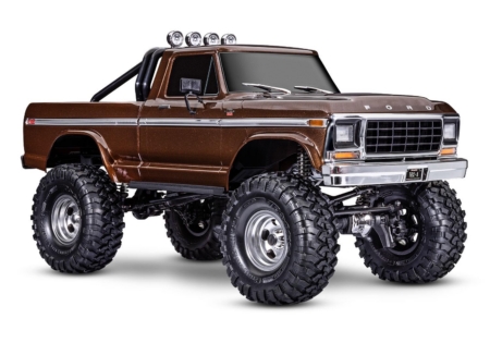 Camión Traxxas TRX-4 Ford F-150 Edición High Trail de 1979 - Marrón