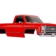 Carrocería, camioneta Chevrolet K10 (1979), completa, roja (pintada, calcomanías aplicadas) (incluye parrilla, espejos laterales, manijas de las puertas, limpiaparabrisas y montaje sin clip) (requiere guardabarros interiores n.° 9288)