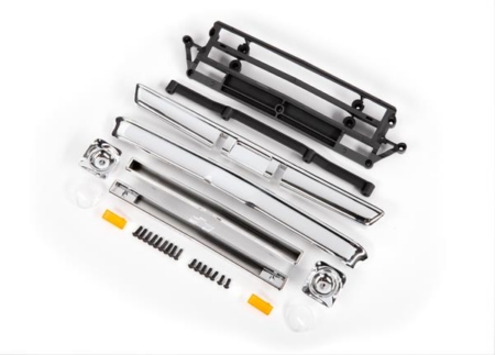 Accesorios de carrocería, Chevrolet C10, cromados (incluye parrilla (superior e inferior), carcasas de faros (izquierdo y derecho), parachoques (delantero y trasero), retenedores de montaje y herrajes)