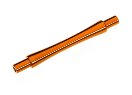 Eje, barra anti-caballito, aluminio 6061-T6 (anodizado naranja) (1)/ 3x12 BCS (con fijador de roscas) (2)