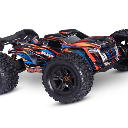 Trineo Traxxas con cinturón 1/8 6S - Naranja