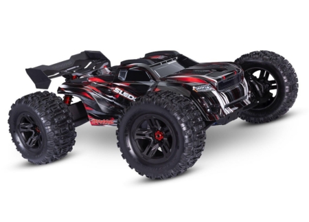 Trineo Traxxas con cinturón 1/8 6S - Rojo