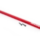 Refuerzo de chasis (T-Bar), aluminio 6061-T6 (anodizado rojo)/3x16 SS (2)