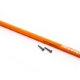 Refuerzo del chasis (T-Bar), aluminio 6061-T6 (anodizado naranja)/3x16 SS (2)