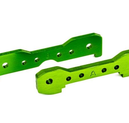 BARRAS DE ACOPLAMIENTO DELANTERAS, ALUMINIO 6061-T6 (ANODIZADO EN VERDE) (APTO PARA TRINEO)