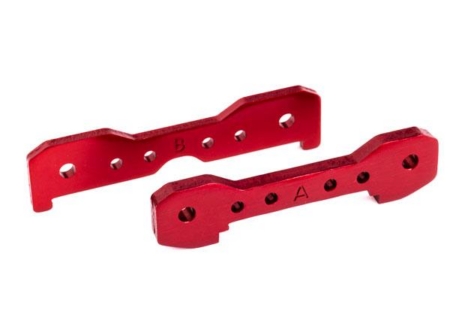 BARRAS DE ACOPLAMIENTO DELANTERAS, ALUMINIO 6061-T6 (ANODIZADO EN ROJO) (APTAS PARA TRINEO)