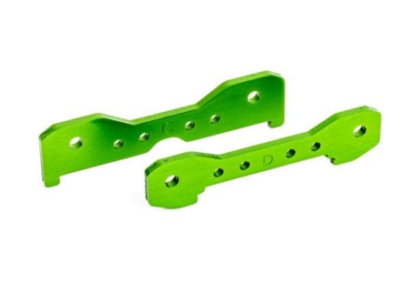BARRAS DE ACOPLAMIENTO TRASERAS DE ALUMINIO 6061-T6 (ANODIZADO EN VERDE) (APTAS PARA TRINEO)