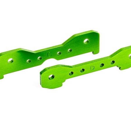 BARRAS DE ACOPLAMIENTO TRASERAS DE ALUMINIO 6061-T6 (ANODIZADO EN VERDE) (APTAS PARA TRINEO)