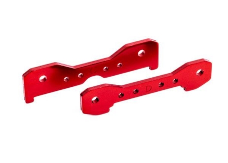 BARRAS DE ACOPLAMIENTO TRASERAS DE ALUMINIO 6061-T6 (ANODIZADO EN ROJO) (APTAS PARA TRINEO)