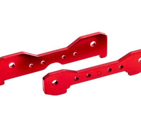 BARRAS DE ACOPLAMIENTO TRASERAS DE ALUMINIO 6061-T6 (ANODIZADO EN ROJO) (APTAS PARA TRINEO)
