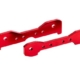 BARRAS DE ACOPLAMIENTO TRASERAS DE ALUMINIO 6061-T6 (ANODIZADO EN ROJO) (APTAS PARA TRINEO)