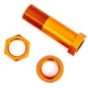 POSTE DE PROTECCIÓN DEL SERVO/TUERCA DE AJUSTE/TUERCA DE SEGURIDAD (ANODIZADO NARANJA, ALUMINIO 6061-T6) (1 CADA UNO)