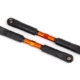 Eslabones de puntera, Sledge (TUBOS anodizados en naranja, aluminio 7075-T6, más resistentes que el titanio) (120 mm) (2)/ Extremos de varilla, ensamblados con bolas huecas de acero (4)/ Llave de aluminio, 8 mm (1)