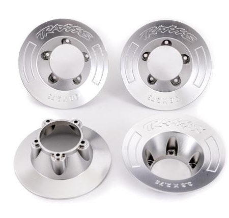 Tapacubos, cromo satinado (4) (compatible con ruedas n.° 9572)