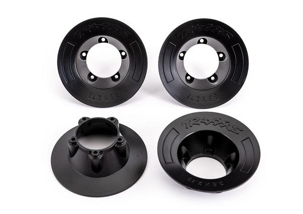 Tapacubos negros Traxxas Sledge (4pcs) TRX9569