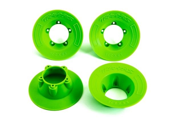 Tapacubos verde Traxxas Sledge (4pcs) TRX9569G