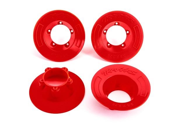 Tapacubos rojo Traxxas Sledge (4pcs) TRX9569R