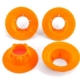 Tapacubos naranja (4) (compatible con ruedas n.° 9572)