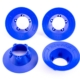 Tapacubos azules (4) (compatible con ruedas n.° 9572)