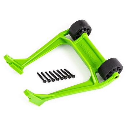 Barra anti-caballitos, verde (montada)