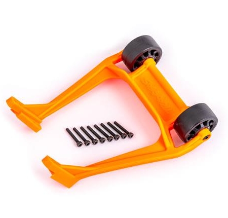 Barra anti-caballitos, naranja (montada)