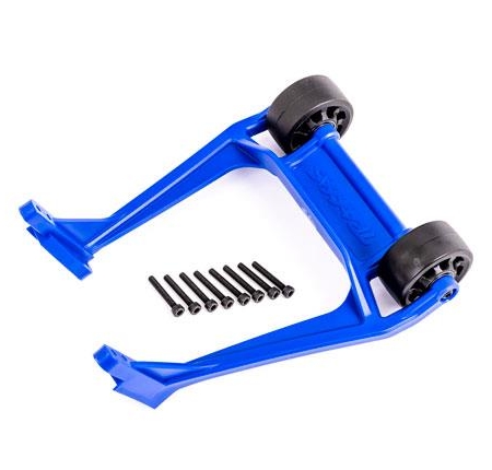 Barra anti-caballitos, azul (montada)