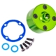 Portador, diferencial (aluminio, anodizado verde)/buje diferencial/junta de corona dentada/CCS de 3 x 10 mm (4)