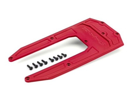 Placa protectora, chasis, roja (compatible con Sledge)