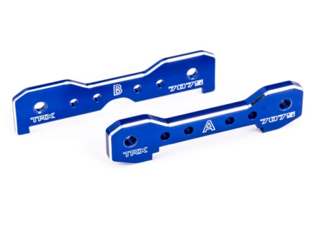 Barras de unión delanteras, aluminio 7075-T6 (anodizado azul) (compatible con Sledge)