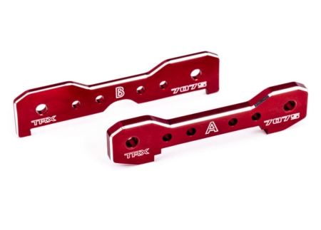 Barras de unión delanteras, aluminio 7075-T6 (anodizado rojo) (compatible con Sledge)