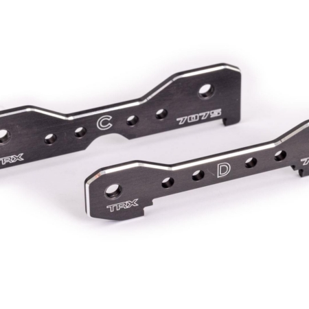 Barras de acoplamiento traseras, aluminio 7075-T6 (anodizado titanio oscuro) (compatible con Sledge)