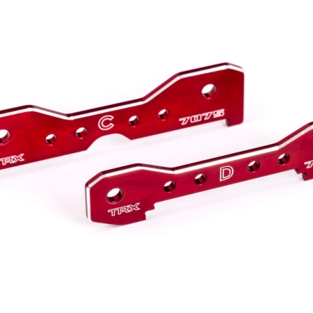 Barras de unión traseras, aluminio 7075-T6 (anodizado rojo) (compatible con Sledge)