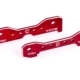 Barras de unión traseras, aluminio 7075-T6 (anodizado rojo) (compatible con Sledge)