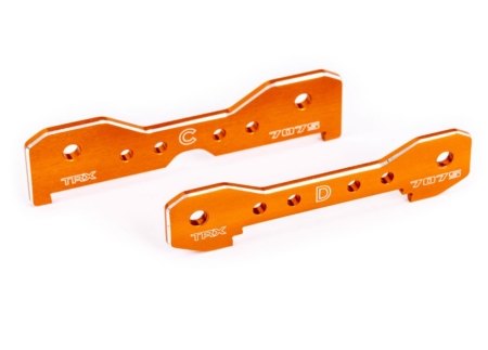 Barras de unión traseras, aluminio 7075-T6 (anodizado naranja) (compatible con Sledge)