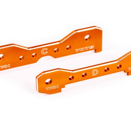 Barras de unión traseras, aluminio 7075-T6 (anodizado naranja) (compatible con Sledge)