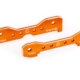 Barras de unión traseras, aluminio 7075-T6 (anodizado naranja) (compatible con Sledge)