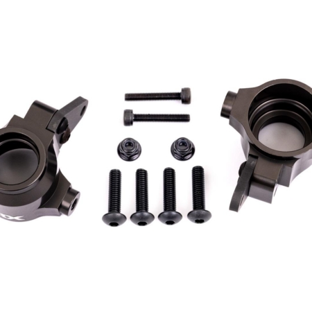 BLOQUES DE DIRECCIÓN, ALUMINIO 6061-T6 (ANODIZADO EN TITANIO OSCURO), IZQUIERDO Y DERECHO