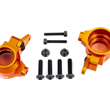 BLOQUES DE DIRECCIÓN, ALUMINIO 6061-T6 (ANODIZADO NARANJA), IZQUIERDO Y DERECHO