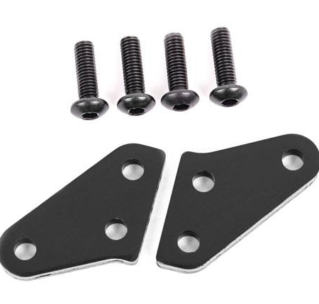 Brazos del bloque de dirección (aluminio, anodizado en titanio oscuro) (2) (se adapta a los bloques de dirección n.° 9537 y 9637)